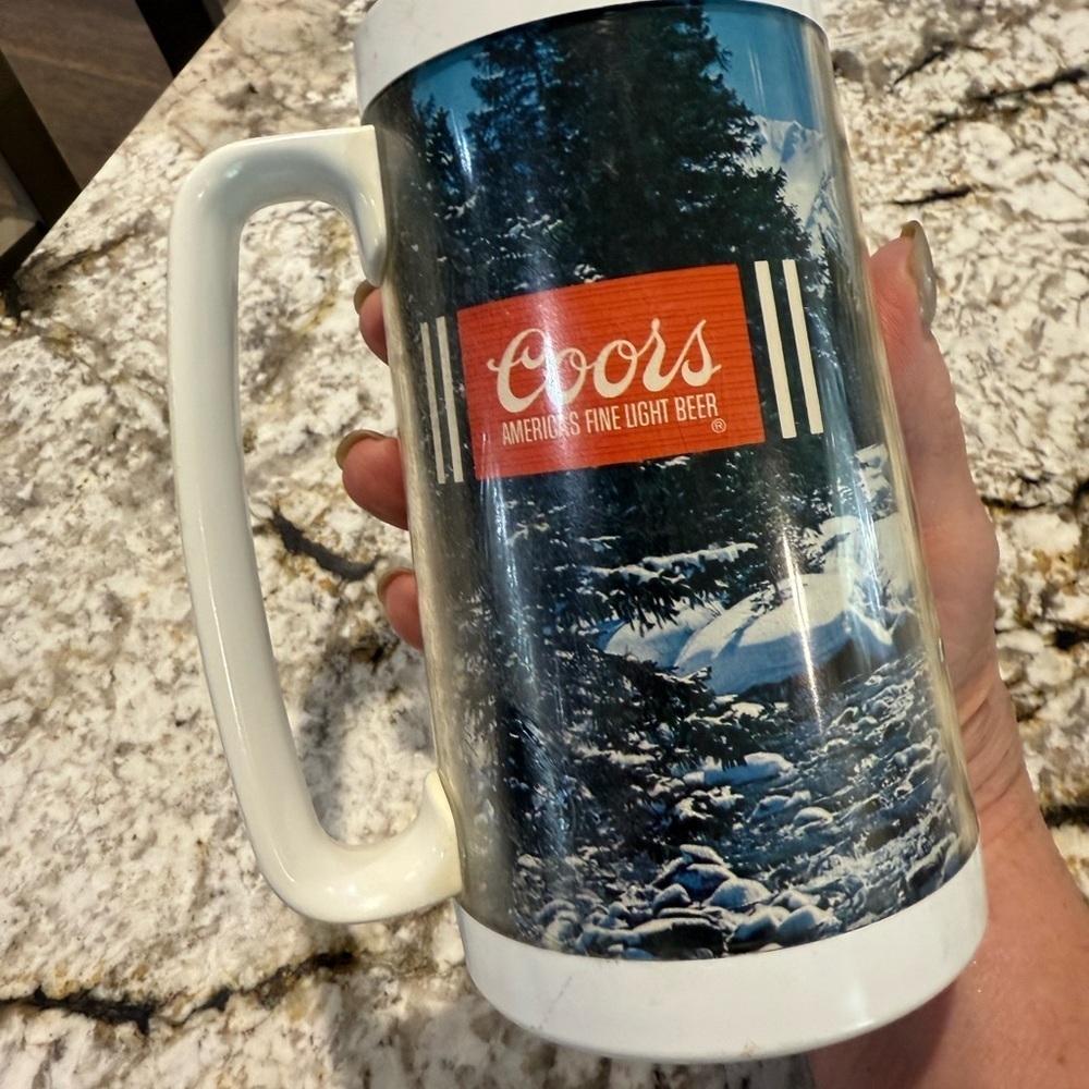 Vintage Coors Insulated Beer Mug from Thermo Serv in Excellent Condition - Picture 2 of 7